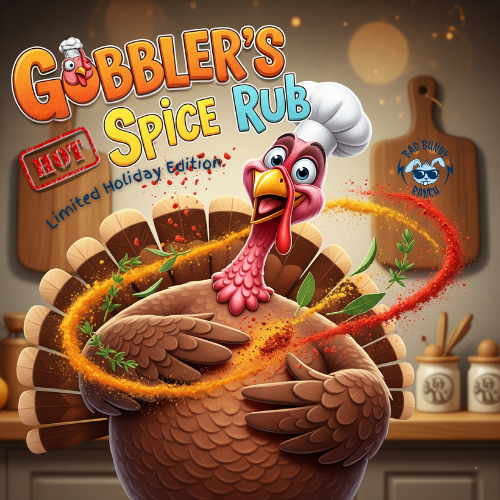 Gobbler's Hot Spice Rub  - | 2oz | limited edition blended herbs and spices rub