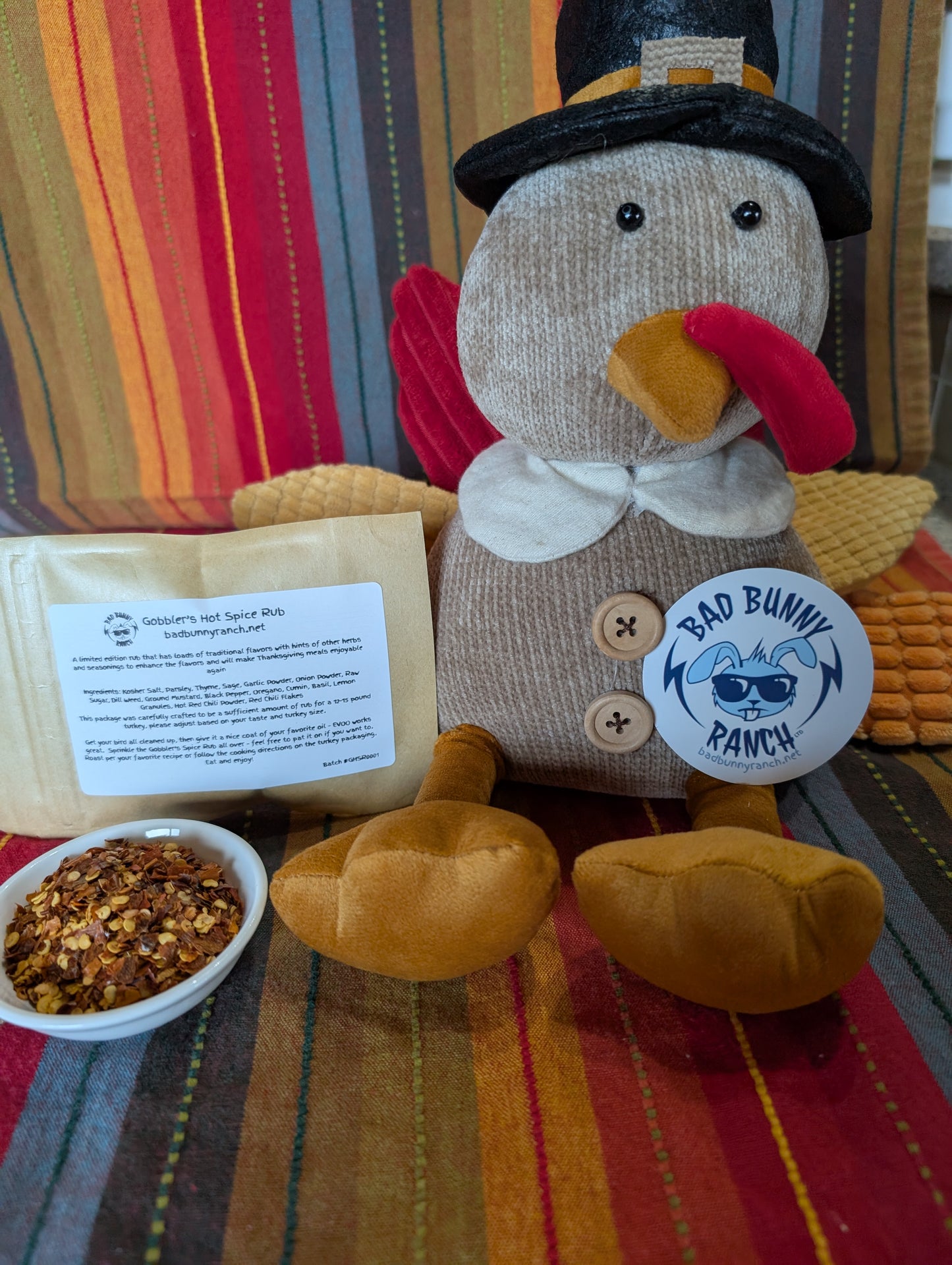 Gobbler's Hot Spice Rub  - | 2oz | limited edition blended herbs and spices rub