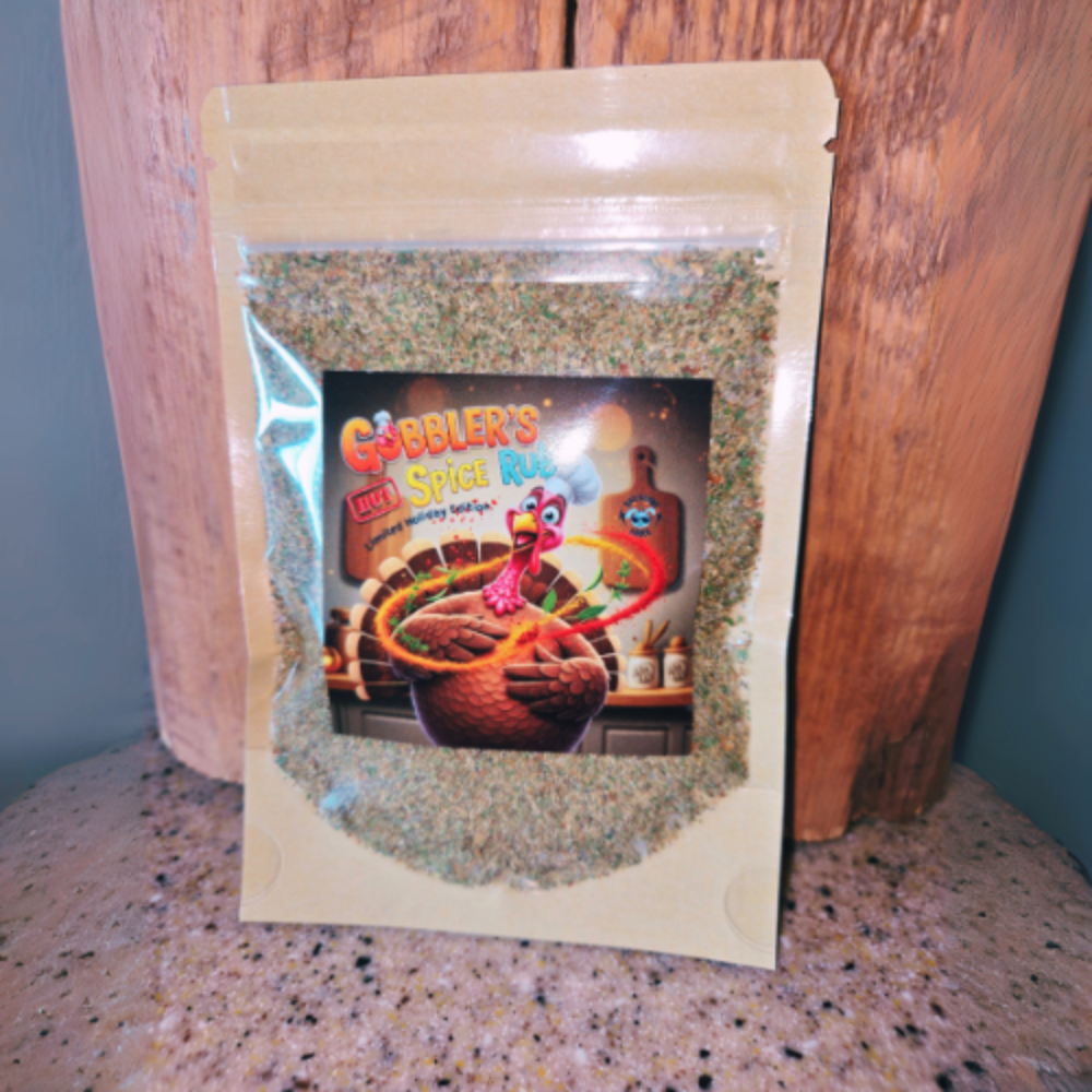 Gobbler's Hot Spice Rub  - | 2oz | limited edition blended herbs and spices rub