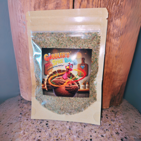 Gobbler's Hot Spice Rub  - | 2oz | limited edition blended herbs and spices rub